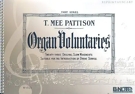 Organ Voluntaries vol.1 for organ Bestseller