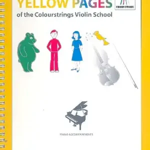 Kostenfreie Lieferung Colour Strings Yellow Pages for Violin piano accompaniment