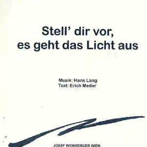 Sale Stell dir vor es geht das Licht aus für Gesang und Klavier POD