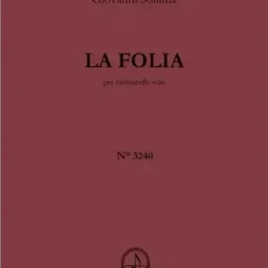 Solange Der Vorrat Reicht La Folia per violoncello