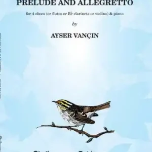 Preiswert Prelude and Allegretto for 4 oboes (clarinets/violins) and piano