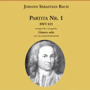 Partita Nr.1 BWV825 für Gitarre Gratis Versand