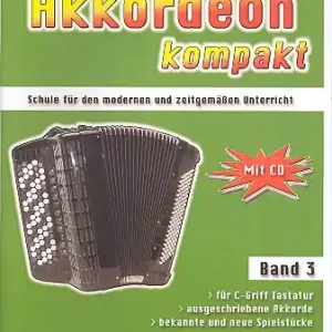 Knopfakkordeon kompakt Band 3 (+CD) Direktkauf