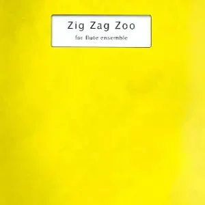 Sale Zig Zag Zoo for flute ensemble score and parts