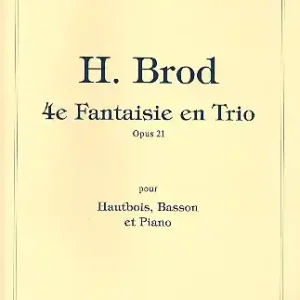Markenware Fantasie en trio no.4 op.21 für Oboe, Fagott und Klavier