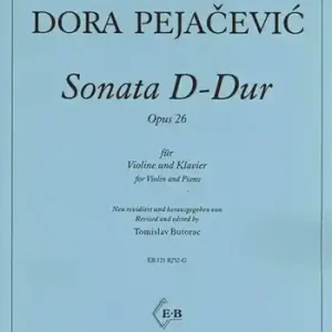 Sonate D-Dur op.26 für Violine und Klavier Geprüft