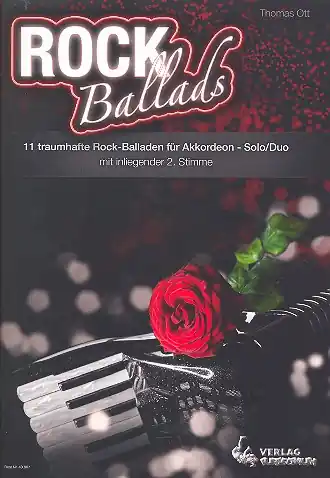 Online Kaufen Rock Ballads für 1-2 Akkordeons Partitur und Stimme