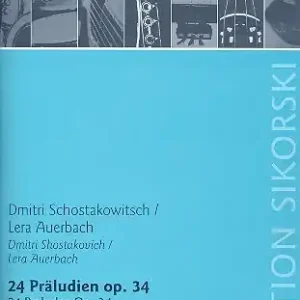24 Präludien op.34 für Violoncello und Klavier Preiswert