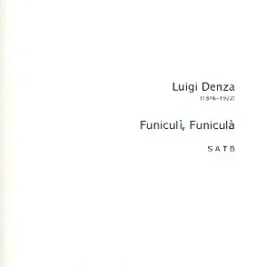 Funiculi Funicula für 4 Blockflöten (SATB) Partitur und Stimmen Kostenfreie Lieferung