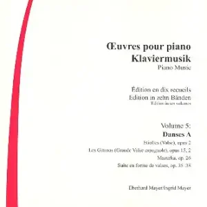 Versand Am Gleichen Tag Klaviermusik Band 5 Danses A für Klavier