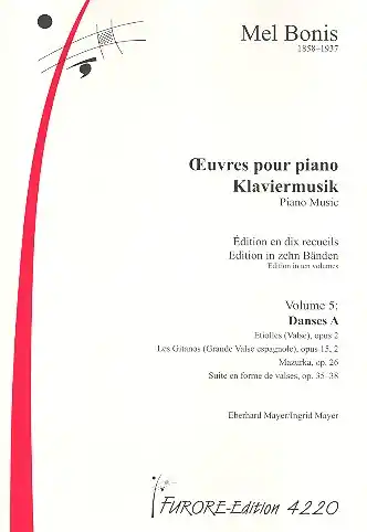 Versand Am Gleichen Tag Klaviermusik Band 5 Danses A für Klavier