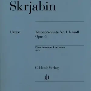 Sonate f-Moll Nr.1 op.6 für Klavier Direktkauf