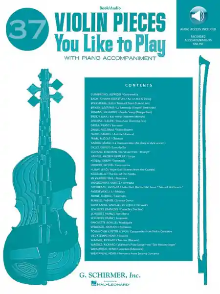 Abverkauf 37 Violin Pieces You like to play (+CD) for violin and piano