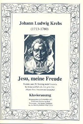 Jesu meine Freude für Soli, gem Chor, Oboe, Streicher und Bc Rabatt