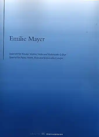 Rabatt Quartett G-Dur für Violine, Viola, Violoncello und Klavier