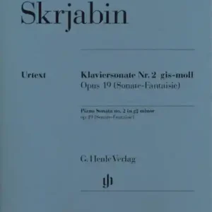 Sonate gis-Moll Nr.2 op.19 für Klavier Saisonangebot
