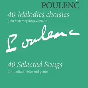 The Best of Poulenc pour voix moyenne et piano Sale