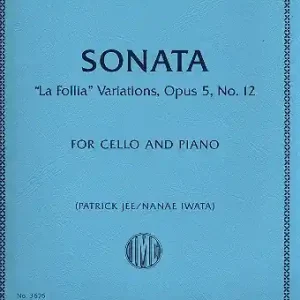 Bestpreis Sonata La Follia Variatons op.5,12 for cello and piano