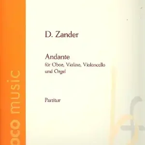 Neue Ware Andante für Oboe, Violine, Violoncello und Orgel