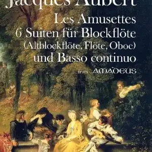 Beliebt Les amusettes für Altblockflöte (Flöte/Oboe) und Bc