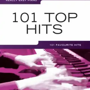 101 Top Hits: for really easy piano (with lyrics and chords) Super-Preis