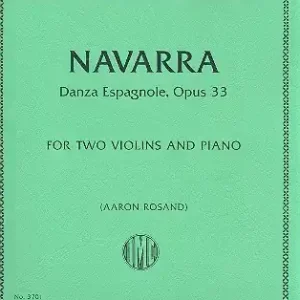 Navarra op.33 for 2 violins and piano Ausverkauf