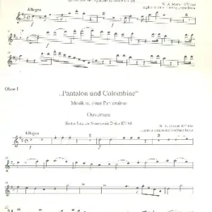 Kostenloser Versand Pantalon und Colombine KV446 für Orchester