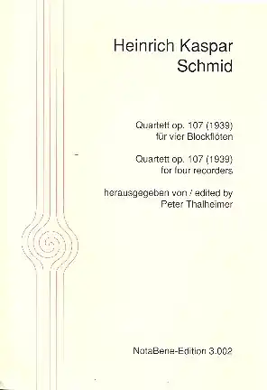 Jetzt Kaufen Quartett op.107 für 4 Blockflöten (SATB)
