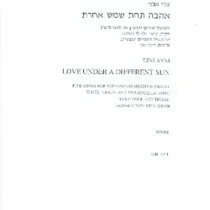 Preis Gesenkt Love under different Sun 5 Songs for soprano, flute, violin and cello