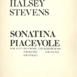 Sonatina piacevole for alto recorder and harpsichord Preisknaller