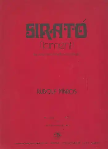 Online Kaufen Sirato for voice and chamber orchestra