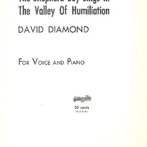 Top-Preis The shepherd Boy sings in the Valley of Humiliation for voice and piano