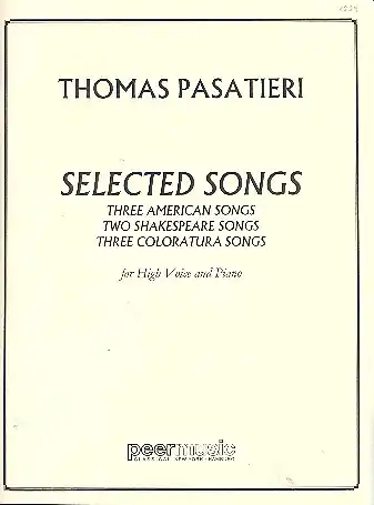 Selected Songs for high voice and piano Preiswert