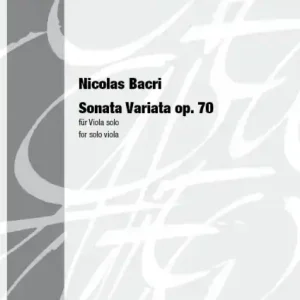 Sonata variata op.70 für Viola Jetzt Kaufen