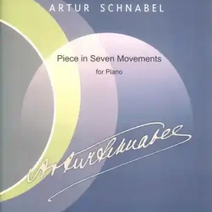 Abverkauf Piece in seven movements für Klavier