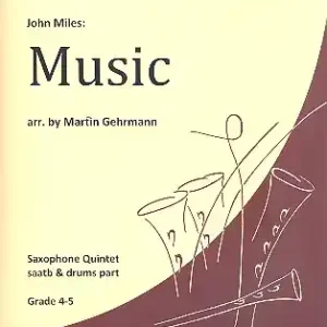 Nur Für Kurze Zeit Music für 5 Saxophone (SAATBar) und Schlagzeug ad lib