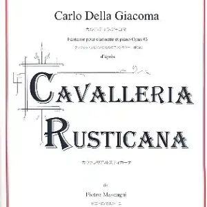 Markenprodukt Fantasie über Cavalleria rusticana von P. Mascagni op.83 für Klarinette und Klavier