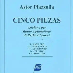 5 Piezas per flauto e pianoforte Begrenztes Angebot