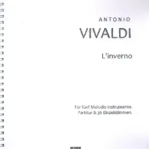 L'inverno op.8,4 RV297 für flexibles Ensemble Solange Der Vorrat Reicht