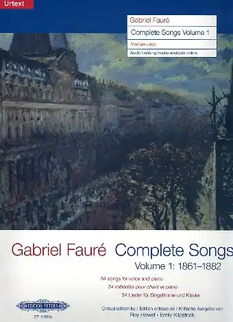 Complete Songs vol.1 (1861-1882) for medium voice and piano Garantierte Lieferung