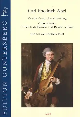 Preisknaller 10 Sonaten aus der 2. Pembroke-Sammlung Band 2 für Viola da gamba und Bc