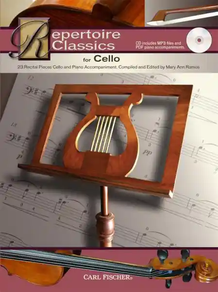 Geprüft Repertoire Classics (+mp3-CD) for cello and piano (printable piano accompaniments)