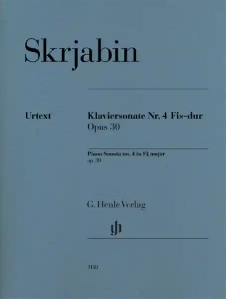 Sonate Fis-Dur Nr.4 op.30 für Klavier Neu