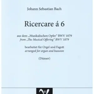 Top-Seller Ricercare à 6 BWV1079 für Orgel und Fagott (Violoncello/Baritonsaxophon)