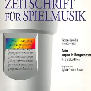 Knallerangebot Aria sopra la Bergamasca für 3 Blockflöten (AAB)