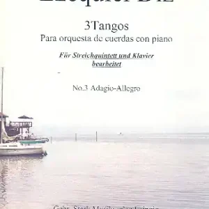 Knallerangebot Tango Nr.3 für Klavier, 2 Violinen, Viola, Violoncello und Kontrabass