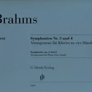 Sinfonien Nr.3 und Nr.4 für Orchester für Klavier zu 4 Händen Letzte Chance