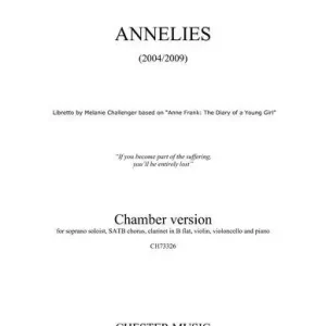 Annelies for soprano, mixed chorus, clarinet, violin, cello and piano Aktuell