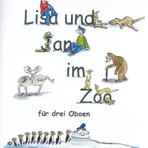 Lisa und Jan im Zoo für 3 Oboen Sichere Zahlung