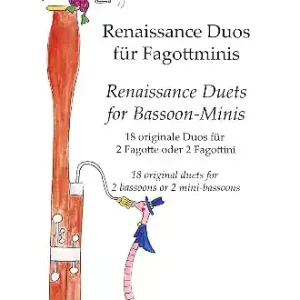 Sale Renaissance Duos für Fagottminis für 2 Fagotte (Fagottini)